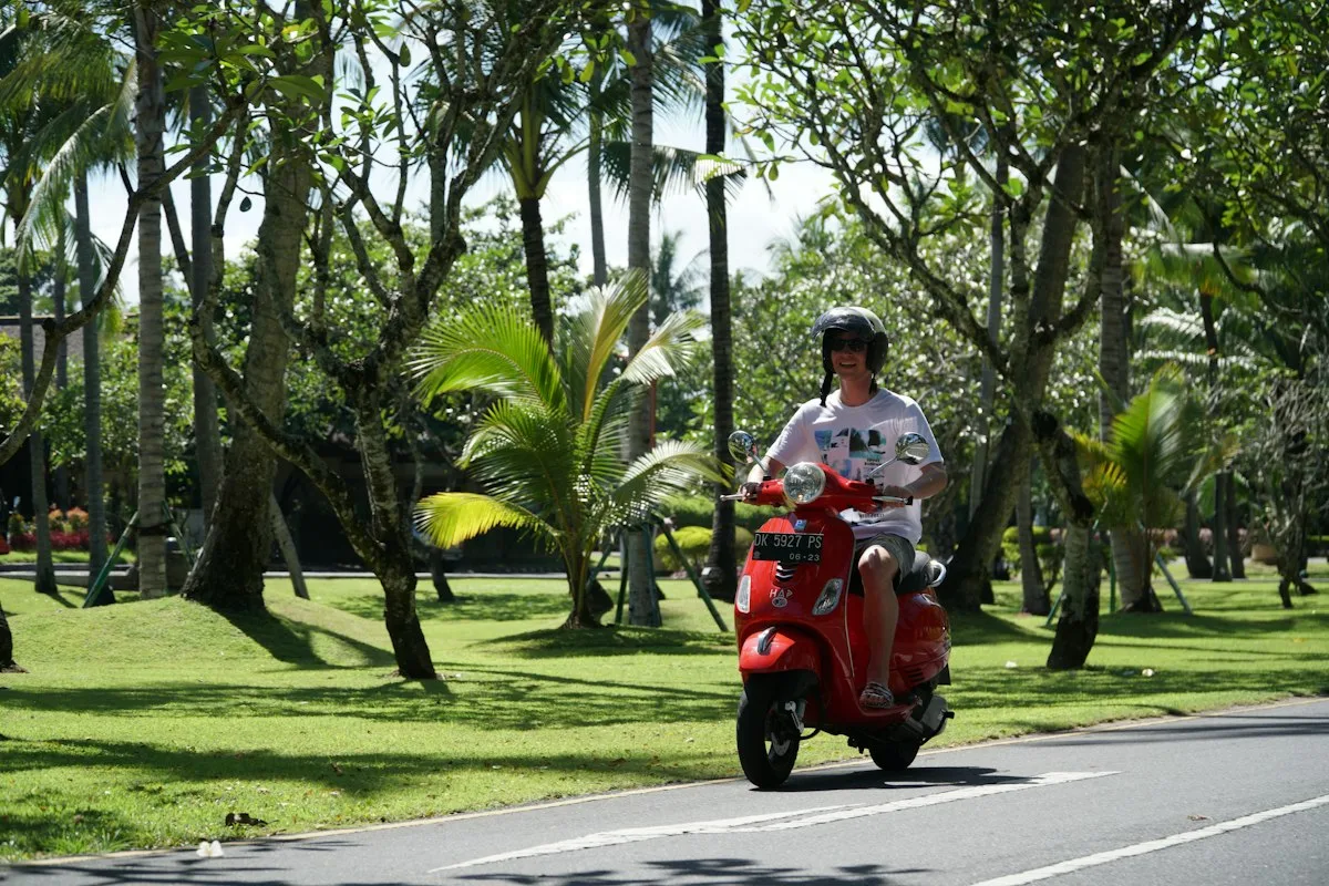Scenic road in Bali